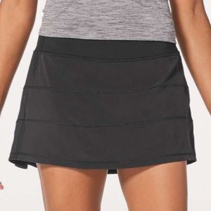 Lululemon 2018 Pace Rival Skirt 12 Black NWT